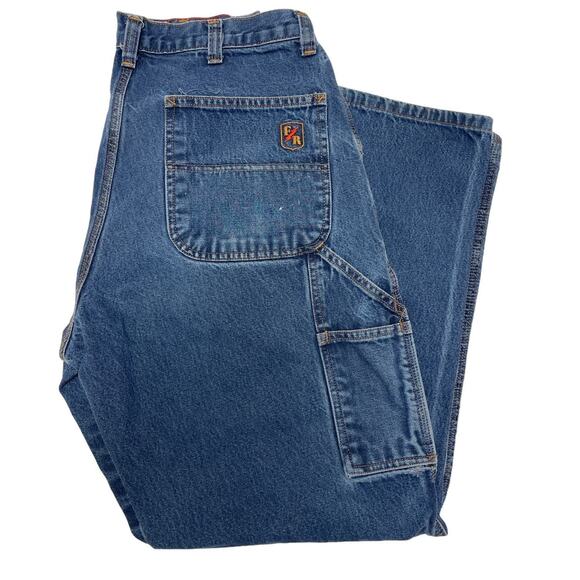 Riverside Flame Resistant Carpenter Jeans, HRC=2, Size 34x30 - Picture 1 of 9
